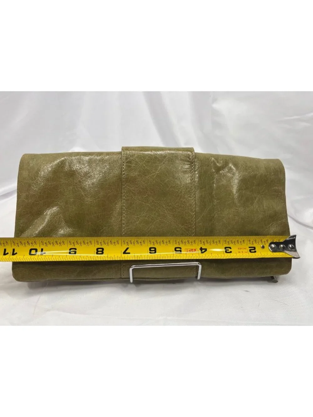 HOBO International Olive Green Clutch Ring Hardware